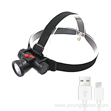 Cheap Rechargeable ABS 120 degree angle adjustment Headlamp
